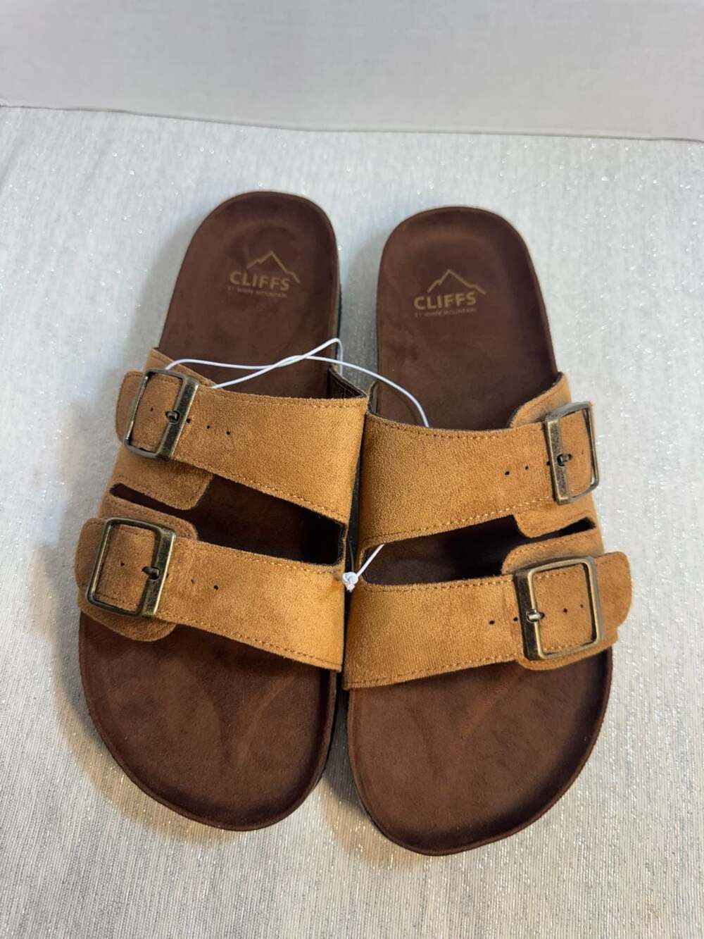 Cliffs by White Mountain Pandora Two-Strap Footbed Sandals Size 10